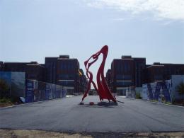 hj1735 不銹鋼雕塑—舞_青島國際服裝城不銹鋼雕塑、石雕、玻璃鋼雕塑_濱州宏景雕塑有限公司